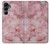 S2843 Texture en marbre rose Etui Coque Housse pour Samsung Galaxy A16 5G