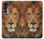 S2870 Lion Roi des Bêtes Etui Coque Housse pour Samsung Galaxy A16 5G