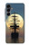 S2897 Pirate Ship Lune Nuit Etui Coque Housse pour Samsung Galaxy A16 5G