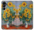 S2937 Claude Monet Bouquet de tournesols Etui Coque Housse pour Samsung Galaxy A16 5G