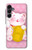 S3025 Rose Maneki Neko chat chanceux Etui Coque Housse pour Samsung Galaxy A16 5G