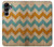 S3033 Bois Chevron Imprimé millésimé Graphic Etui Coque Housse pour Samsung Galaxy A16 5G