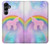 S3070 Arc en ciel pastel ciel Licorne Etui Coque Housse pour Samsung Galaxy A16 5G