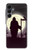 S3262 Lune de nuit faucheuse cimetière Etui Coque Housse pour Samsung Galaxy A16 5G