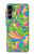 S3273 Fleur Ligne Motif Art Etui Coque Housse pour Samsung Galaxy A16 5G
