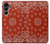 S3355 Motif Bandana Rouge Etui Coque Housse pour Samsung Galaxy A16 5G