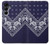 S3357 Marine Bleu Bandana Motif Etui Coque Housse pour Samsung Galaxy A16 5G
