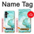 S3399 Vert Marbre Imprimer Graphique Etui Coque Housse pour Samsung Galaxy A16 5G