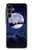 S3508 Noël Père Noël Lune Etui Coque Housse pour Samsung Galaxy A16 5G