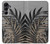 S3692 Feuilles de palmier gris noir Etui Coque Housse pour Samsung Galaxy A16 5G