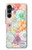 S3705 Fleur florale pastel Etui Coque Housse pour Samsung Galaxy A16 5G