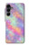S3706 Arc-en-ciel pastel Galaxy Pink Sky Etui Coque Housse pour Samsung Galaxy A16 5G