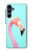 S3708 Flamant rose Etui Coque Housse pour Samsung Galaxy A16 5G