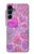 S3710 Coeur d'amour rose Etui Coque Housse pour Samsung Galaxy A16 5G