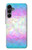 S3747 Polygone de drapeau trans Etui Coque Housse pour Samsung Galaxy A16 5G
