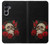 S3753 Roses de crâne gothique sombre Etui Coque Housse pour Samsung Galaxy A16 5G