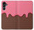 S3754 Cornet de crème glacée à la fraise Etui Coque Housse pour Samsung Galaxy A16 5G