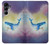 S3802 Rêve Baleine Pastel Fantaisie Etui Coque Housse pour Samsung Galaxy A16 5G
