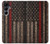 S3804 Graphique de drapeau de ligne rouge en métal de pompier Etui Coque Housse pour Samsung Galaxy A16 5G
