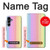 S3849 Couleurs verticales colorées Etui Coque Housse pour Samsung Galaxy A16 5G