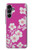 S3924 Fond rose fleur de cerisier Etui Coque Housse pour Samsung Galaxy A16 5G