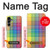 S3942 Tartan à carreaux arc-en-ciel LGBTQ Etui Coque Housse pour Samsung Galaxy A16 5G