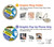 S3960 Collage d'autocollants de signalisation de sécurité Etui Coque Housse pour Samsung Galaxy A16 5G