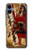 S0817 indien rouge Etui Coque Housse pour Samsung Galaxy A06