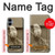 S1386 Sculpture papier Chouette Etui Coque Housse pour Samsung Galaxy A06