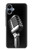 S1672 Rétro Musique Jazz Microphone Etui Coque Housse pour Samsung Galaxy A06