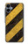S2231 Noir et Jaune Ligne de risque rayé Etui Coque Housse pour Samsung Galaxy A06