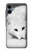 S2569 Blanc arctique Renard Etui Coque Housse pour Samsung Galaxy A06