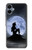 S2668 Silhouette sirène Lune Nuit Etui Coque Housse pour Samsung Galaxy A06