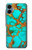 S2688 Aqua Copper Turquoise Graphic Gemme Etui Coque Housse pour Samsung Galaxy A06