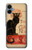 S2739 Chat Noir Noir Chat Millésime Etui Coque Housse pour Samsung Galaxy A06