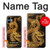 S2804 Dragon d'or imprimé chinois Etui Coque Housse pour Samsung Galaxy A06