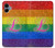 S2900 Arc en ciel LGBT Fierté lesbienne Drapeau Etui Coque Housse pour Samsung Galaxy A06