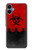 S2917 Biohazards Virus Alert Rouge Etui Coque Housse pour Samsung Galaxy A06