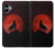 S2955 Loup Hurlant Rouge Lune Etui Coque Housse pour Samsung Galaxy A06