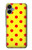 S3526 Rouge tache à pois Etui Coque Housse pour Samsung Galaxy A06