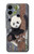 S3793 Peinture de neige mignon bébé panda Etui Coque Housse pour Samsung Galaxy A06