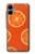 S3946 Motif orange sans couture Etui Coque Housse pour Samsung Galaxy A06