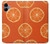 S3946 Motif orange sans couture Etui Coque Housse pour Samsung Galaxy A06