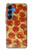 S0236 Pizza Etui Coque Housse pour Samsung Galaxy S25