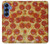 S0236 Pizza Etui Coque Housse pour Samsung Galaxy S25