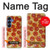 S0236 Pizza Etui Coque Housse pour Samsung Galaxy S25