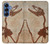 S0379 Fossile de dinosaure Etui Coque Housse pour Samsung Galaxy S25