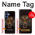 S0575 Tigre Visage Etui Coque Housse pour Samsung Galaxy S25