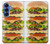 S0790 Hamburger Etui Coque Housse pour Samsung Galaxy S25