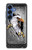 S0855 Aigle Métal Etui Coque Housse pour Samsung Galaxy S25